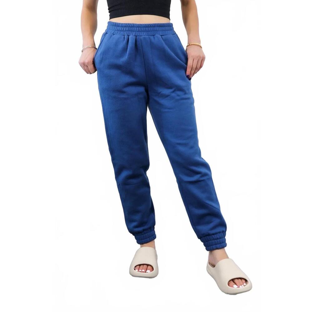 NEW SURELYMINE fleece lined thick jogger in teal